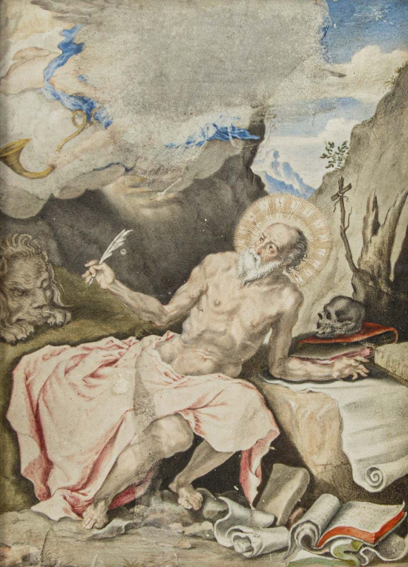 17th century, Saint Jerome in the desert